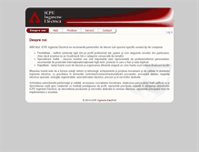 Tablet Screenshot of inginerie-electrica.ro
